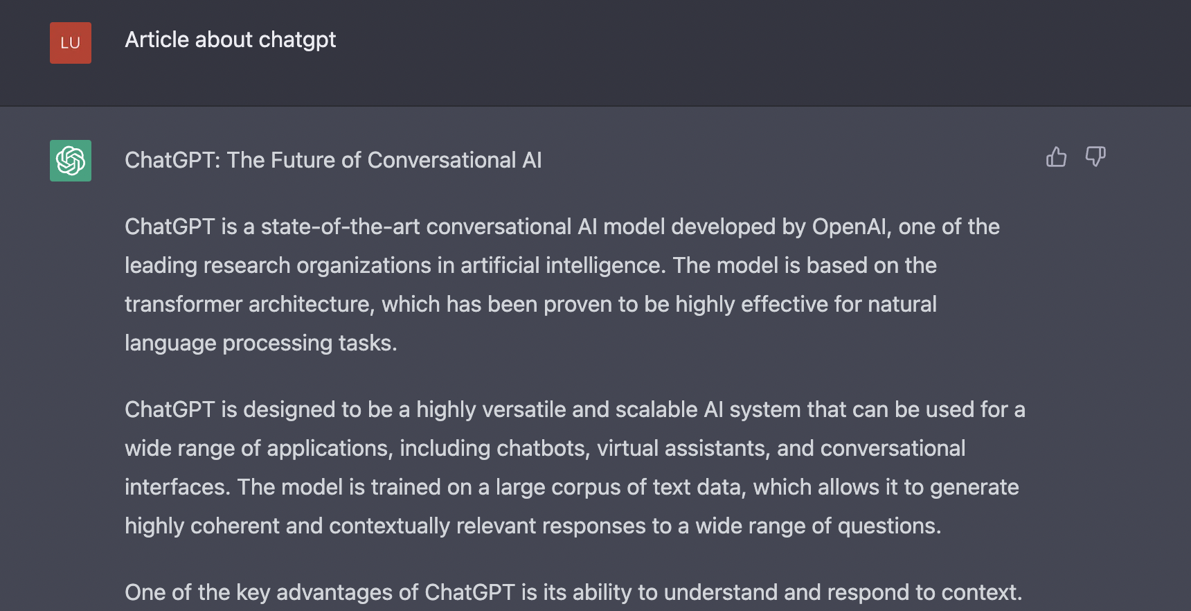 ChatGPT: The Future of Conversational AI